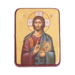Κεραμεικό εικόνισμα με μαγνήτη Ιησούς Χριστός 3,8x4,8εκ. 1 τεμ.