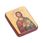 Κεραμεικό εικόνισμα με μαγνήτη Ιησούς Χριστός 3,8x4,8εκ. 1 τεμ. - Image 2