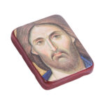 Κεραμεικό εικόνισμα με μαγνήτη Ιησούς Χριστός Βυζαντινό ψηφιδωτό 3,8x4,8εκ. 1 τεμ. - Image 2