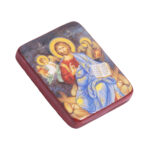 Κεραμεικό εικόνισμα με μαγνήτη Ιησούς Χριστός ο Παντοκράτωρ 3,8x4,8εκ. 1 τεμ. - Image 2