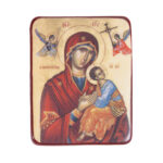 Κεραμεικό εικόνισμα με μαγνήτη Παναγία η Αμόλυντος 3,8x4,8εκ. 1 τεμ.