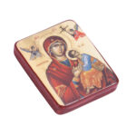 Κεραμεικό εικόνισμα με μαγνήτη Παναγία Φιλανθρωπινή 3,8x4,8εκ. 1 τεμ. - Image 2