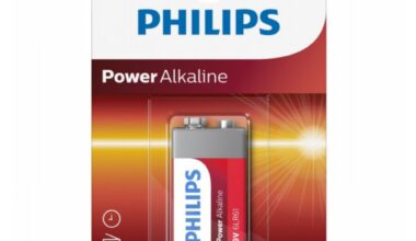 Μπαταρία αλκαλική Philips Power Alkaline 9V (6LR61P1B/10) 1 τεμ.