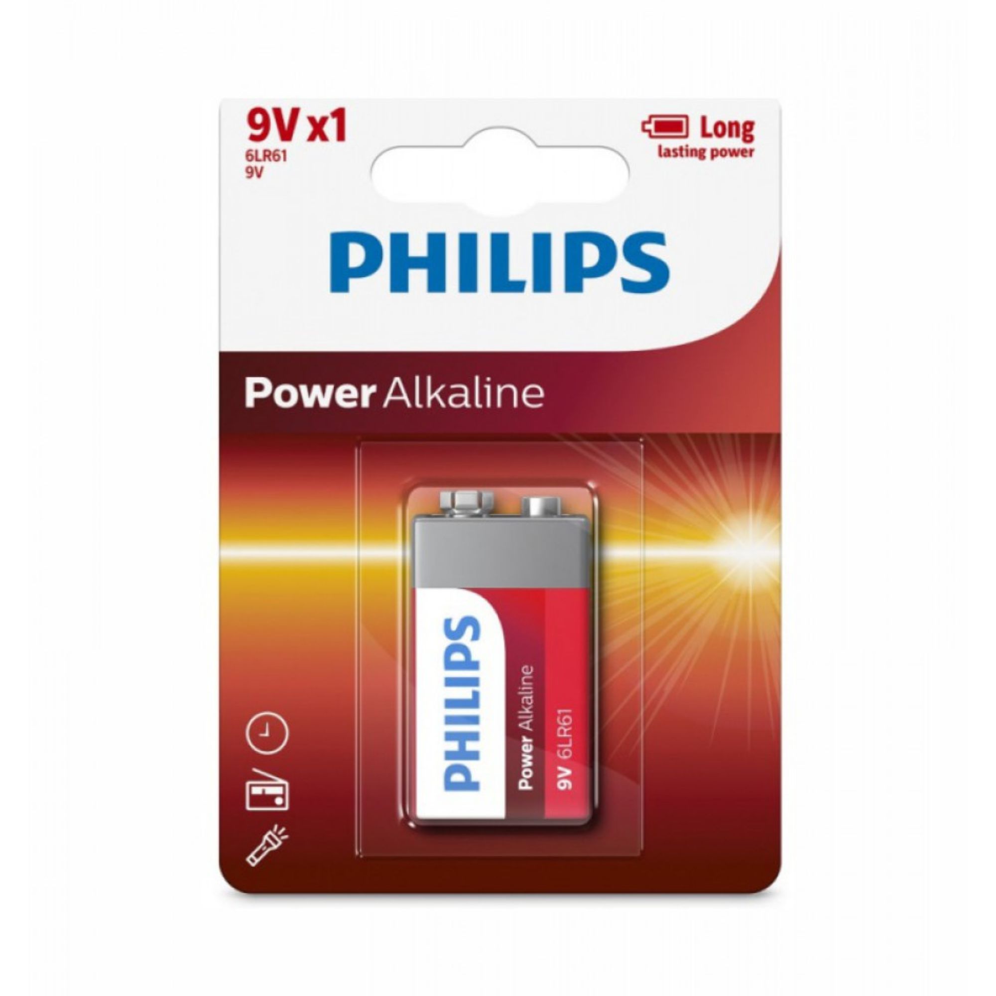 mpataria-alkalikh-phillips-power-alkaline-9v-(6lr61p1b-10)-1tem-temp Μπαταρία αλκαλική Philips Power Alkaline 9V (6LR61P1B/10) 1 τεμ. - Image 1