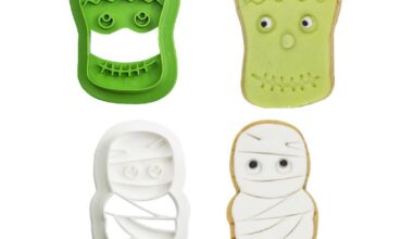 Κουπάτ πλαστικό Decora Halloween Μούμια και Frankenstein σετ 2 τεμ. (018.26.057)