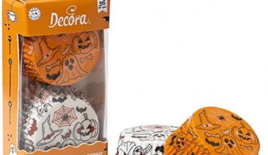 Καραμελόχαρτα Κολοκύθα και Φάντασμα Decora 36 τεμ. 50mm (060.26.154)