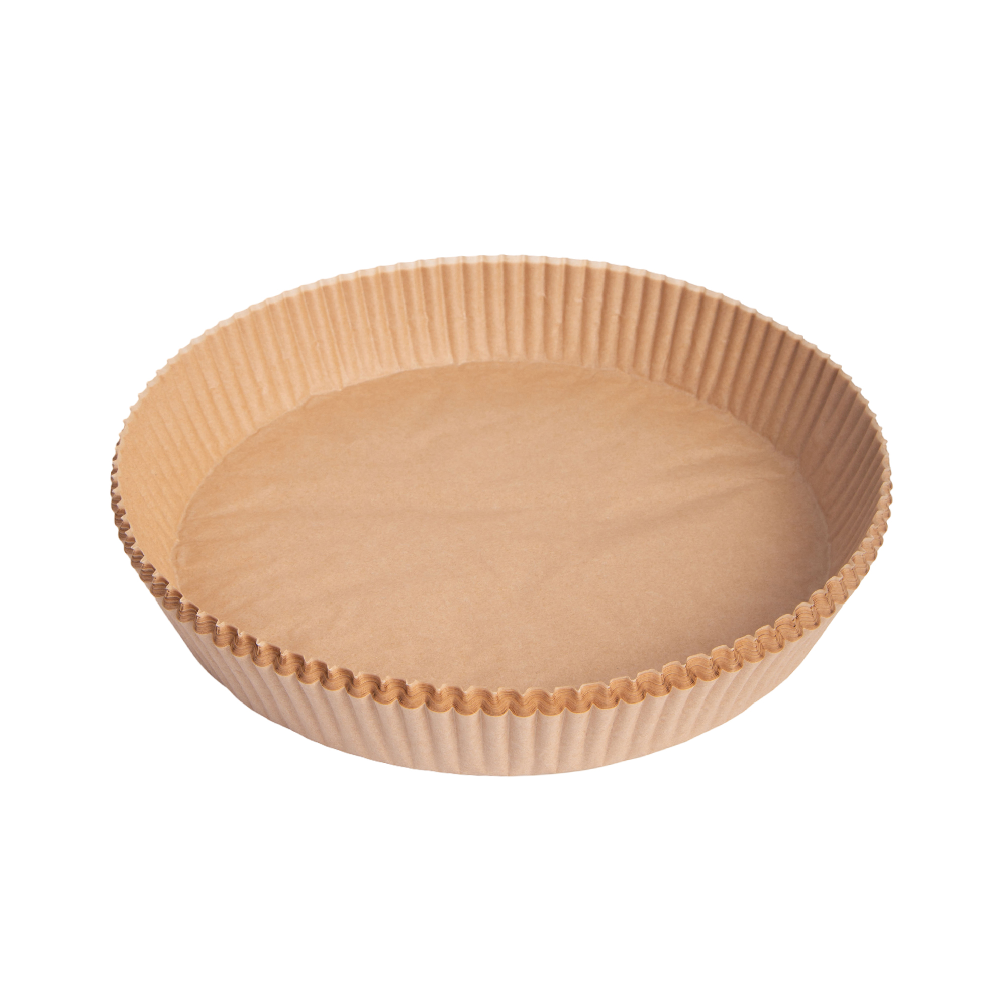 TU4A1145 Αντικολλητικές φόρμες για φριτέζα αέρος (air fryer pad paper) στρογγυλές από λαδόχαρτο HomeStyle 23x4,5 εκ. 50 τεμ. (7771) - Image 1