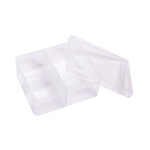 Κουτί πλαστικό με καπάκι 3 θέσεων "κασετίνα" 20 τεμ. - Image 2