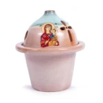 Καντήλι πήλινο βαθύ Παναγία 1 τεμ. (38602) - Image 2