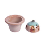 Καντήλι πήλινο βαθύ Παναγία 1 τεμ. (38602) - Image 3