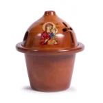 Καντήλι πήλινο βαθύ Παναγία 1 τεμ. (38602) - Image 6