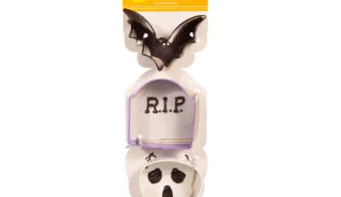 Κουπάτ μεταλλικό Wilton Νυχτερίδα, Ταφόπλακα, Κρανίο 3 τεμ. (018.26.026)