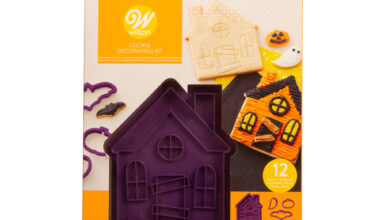 Κουπάτ πλαστικό Wilton Στοιχειωμένο Σπίτι 3D με Κορνέ 12 τεμ. (018.26.201)