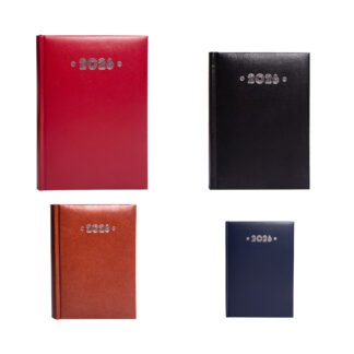 Ημερολόγιο τετράδιο δερματόδετο ημερήσιο Υδρόγειος 2026