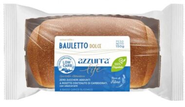 Azzurra ψωμί Brioche Bauletto Dolce με χαμηλούς υδατάνθρακες και πρωτεΐνη 150 γρ.