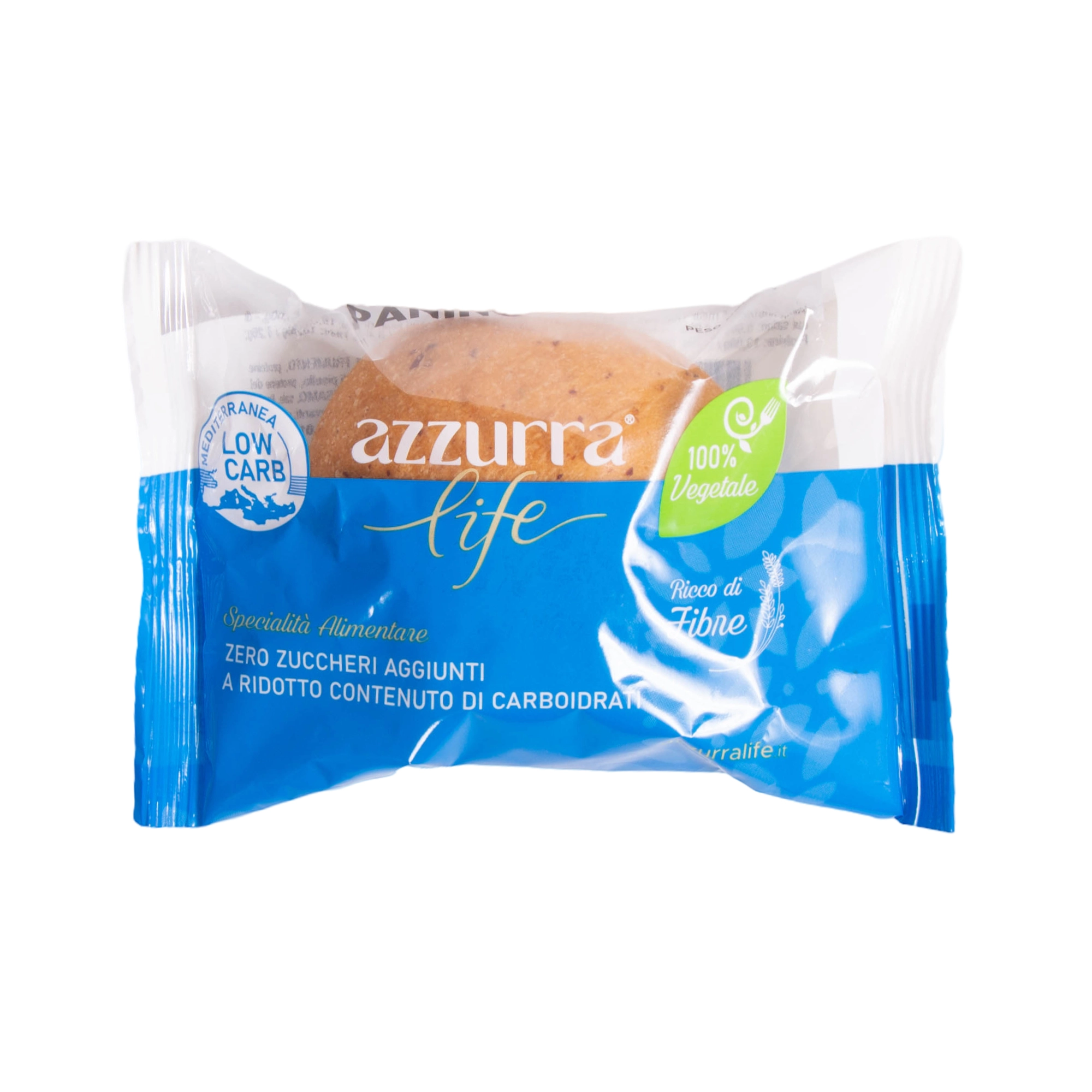 TU4A4345 Azzurra ψωμάκι για σάντουιτς/burger με φυτικές ίνες και χαμηλούς υδατάνθρακες 40 γρ. - Image 1