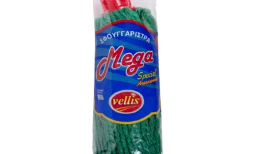 Σφουγγαρίστρα πράσινη νήμα Vellis 1 τεμ.